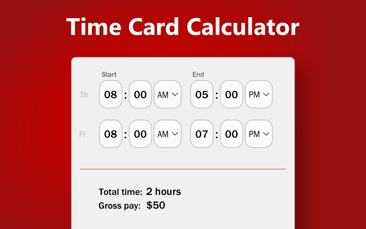 Track Hours Effortlessly: Benefits of a Time Card Calculator